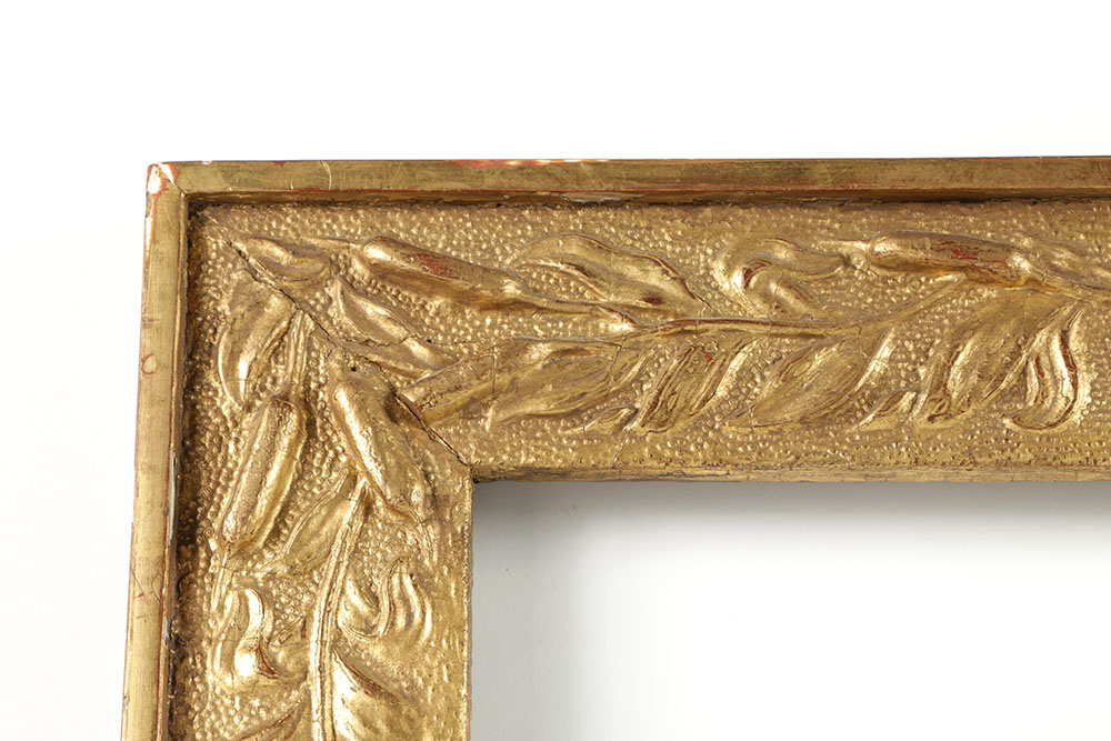 Late 19th-Century Arts and Crafts Gilt and Gesso Frame