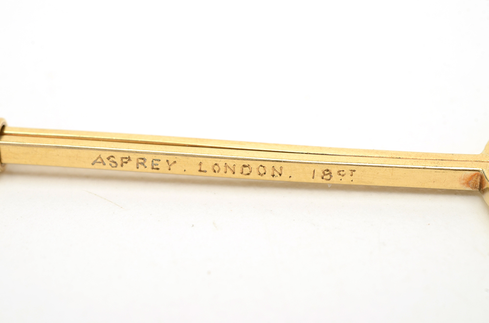 Victorian 18K Yellow Gold Finger-Loop Cigarette Holder