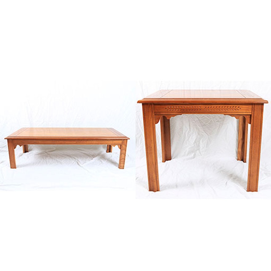 "Virginia Maid" Coffee Table and End Table by Lane