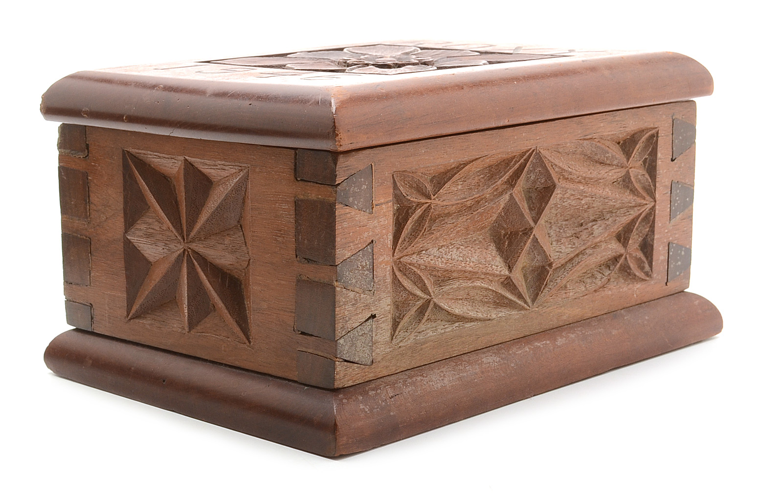 Vintage Carved Wood Boxes