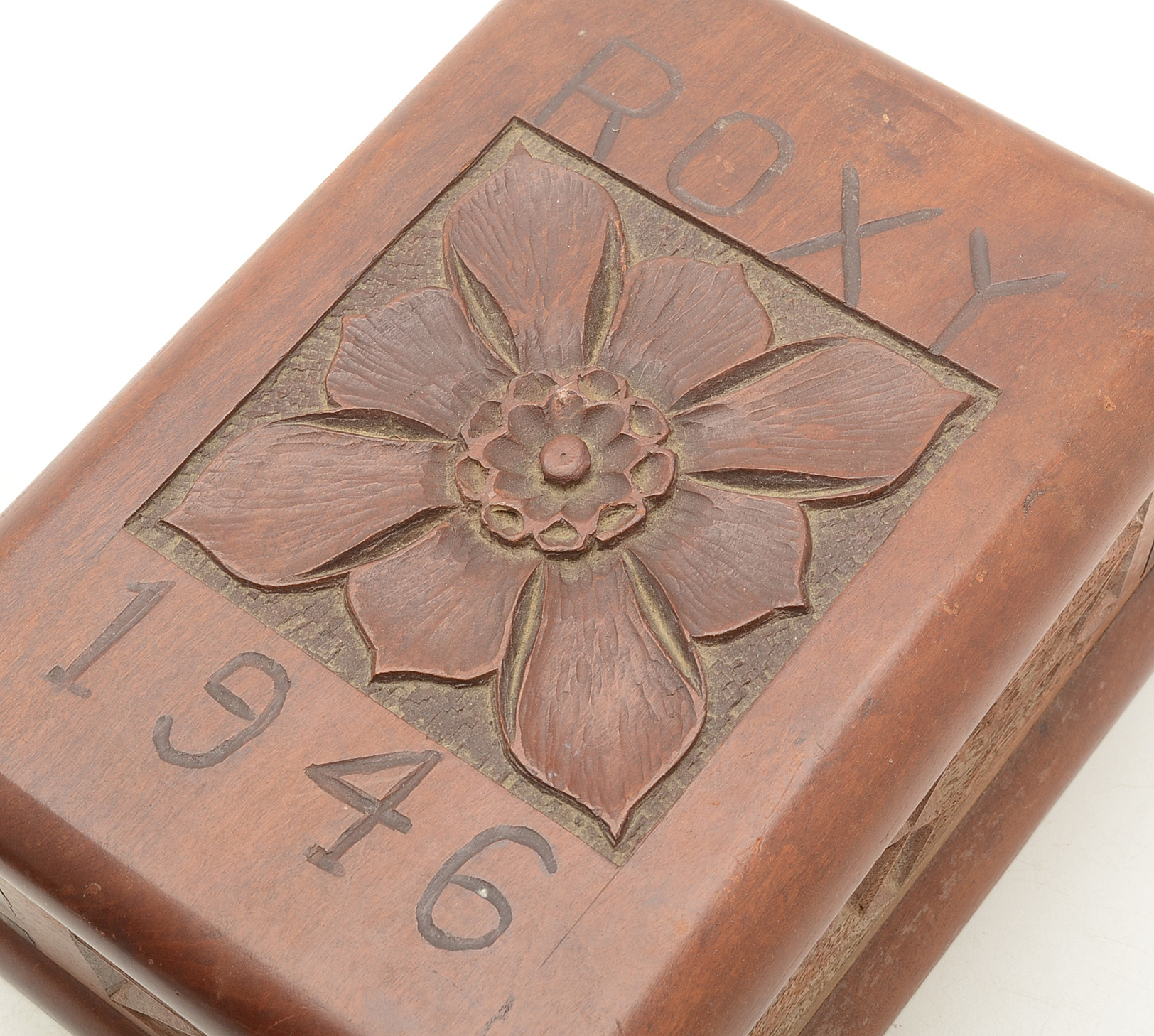 Vintage Carved Wood Boxes