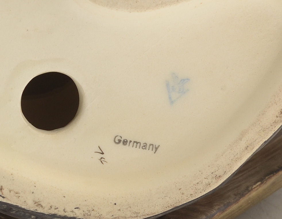 Large Hummel Figurine of Boy with Umbrella