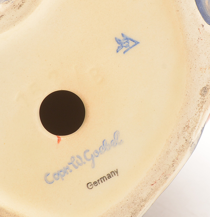 Large Hummel Figurine of Girl with Umbrella