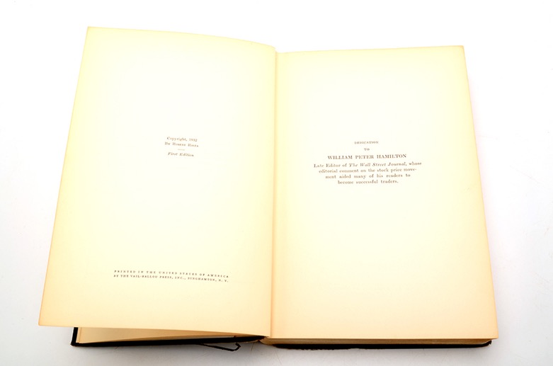 "The Dow Theory" First Edition