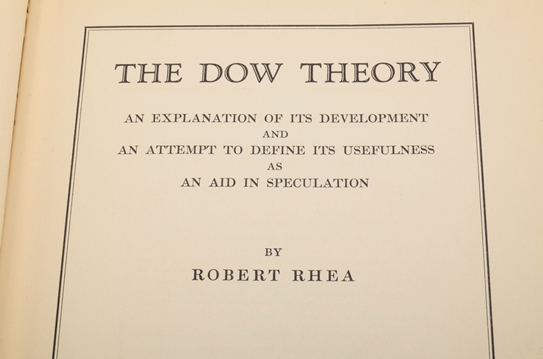 "The Dow Theory" First Edition