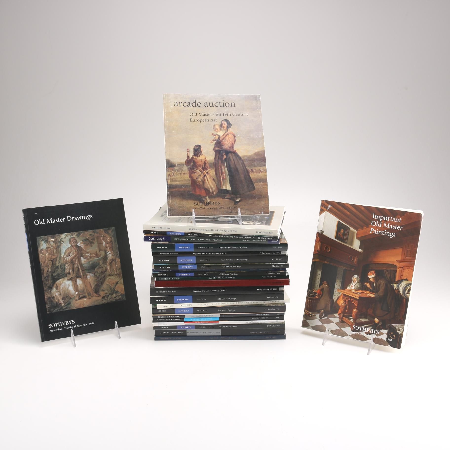 Assortment of Old Masters Christie's and Sotheby's Catalogs