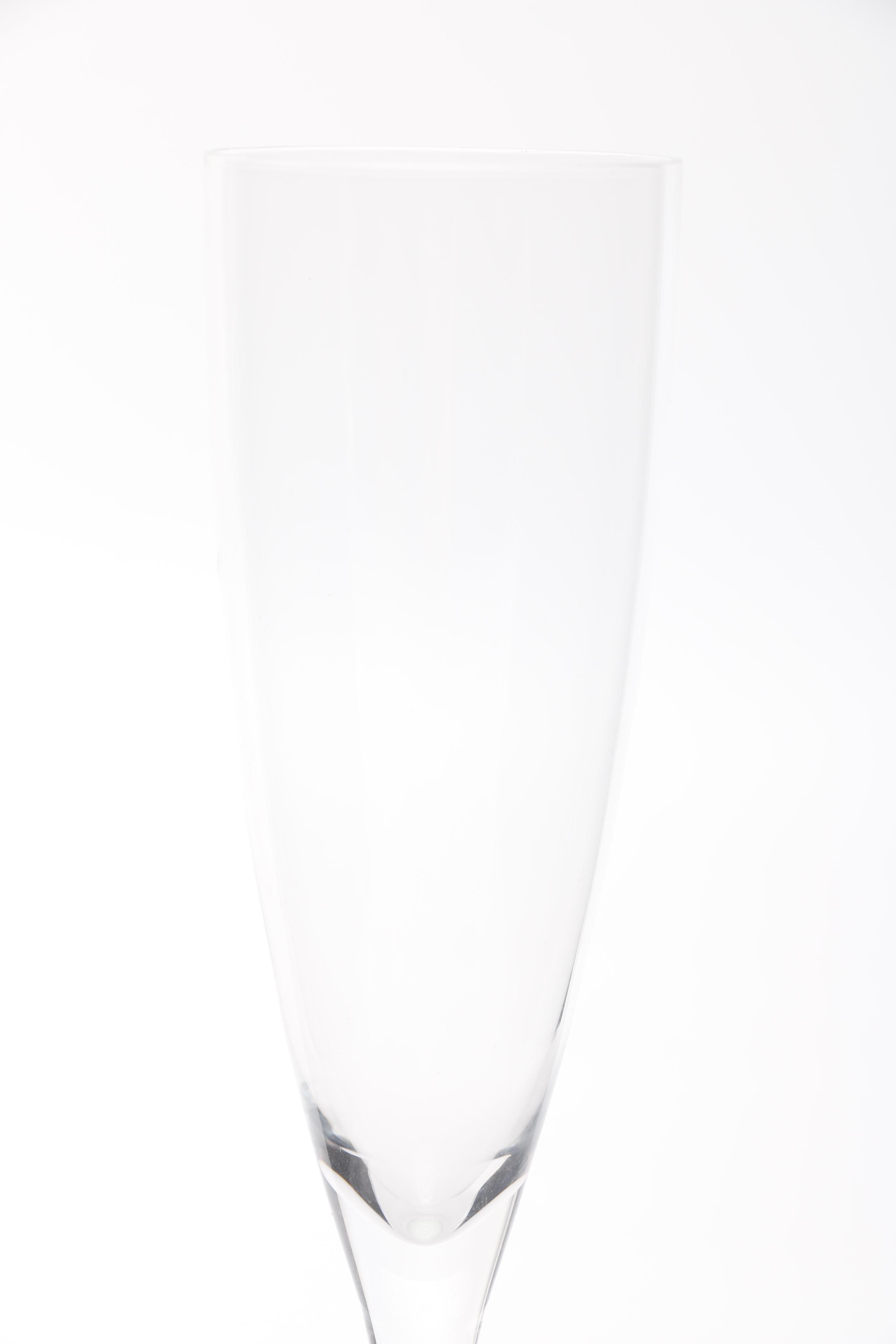 Tiffany & Co Crystal Champagne Flutes