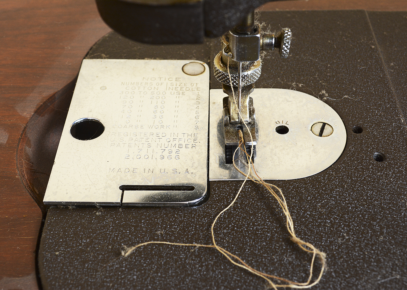Vintage Seamstress Rotary Sewing Machine and Table