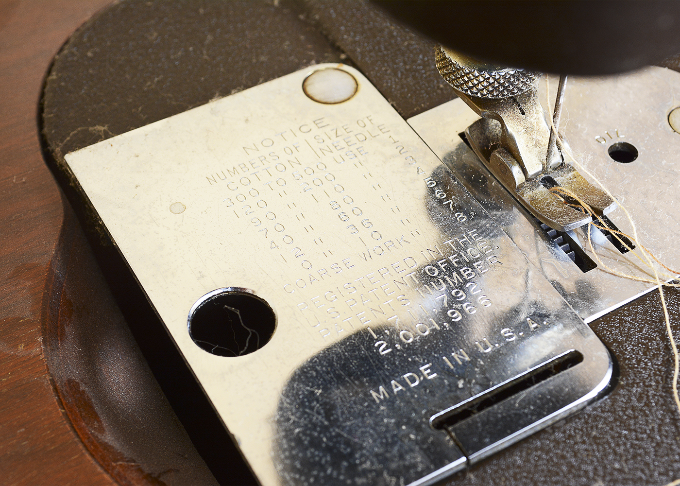 Vintage Seamstress Rotary Sewing Machine and Table