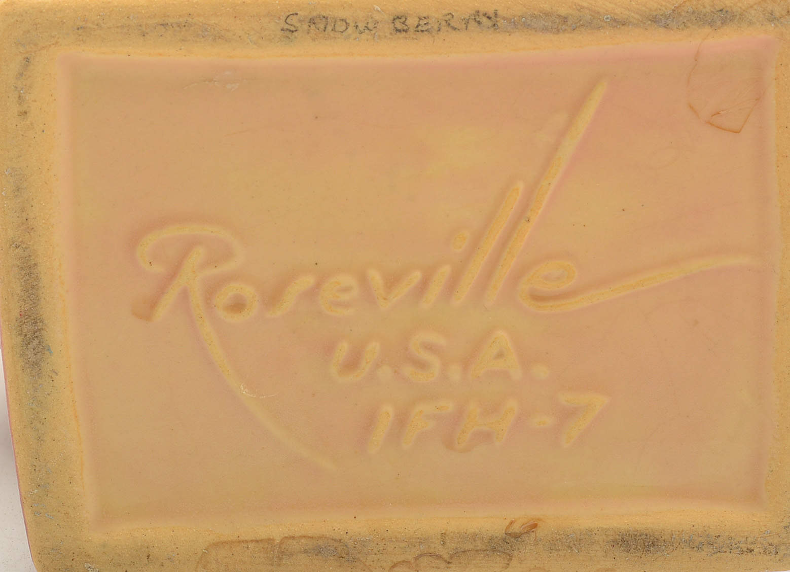 Roseville "Snowberry" Pottery Vase