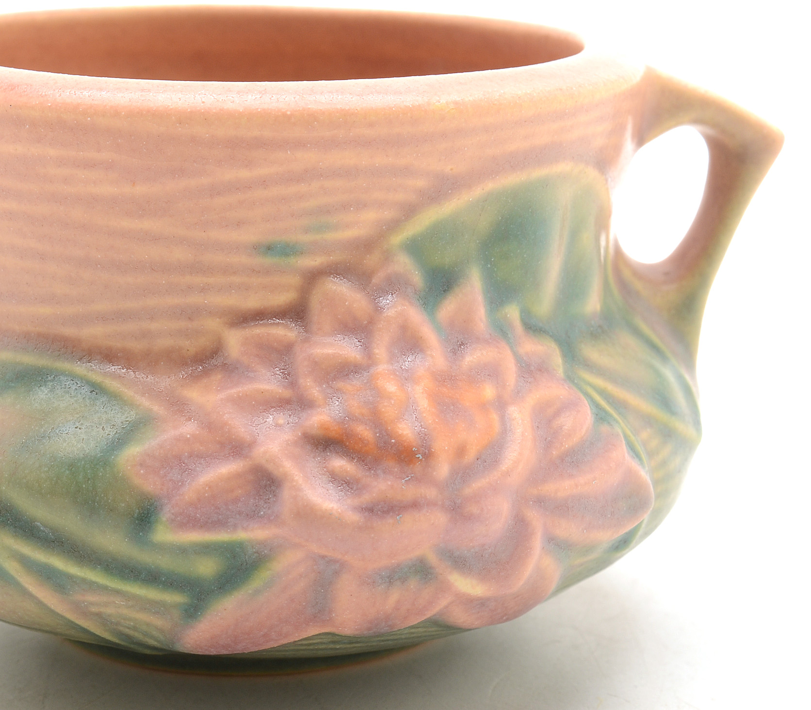Roseville "Water Lily" Pottery Jardiniere Vase