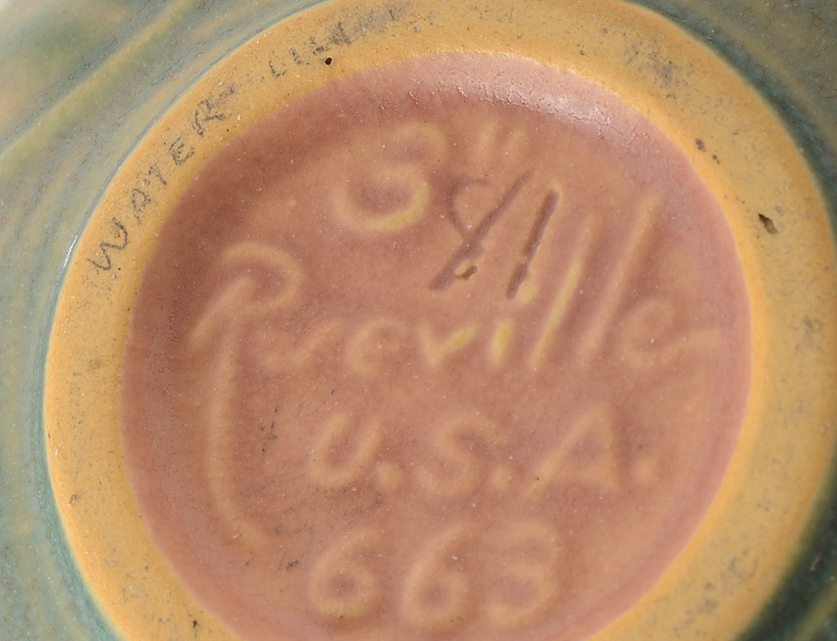 Roseville "Water Lily" Pottery Jardiniere Vase