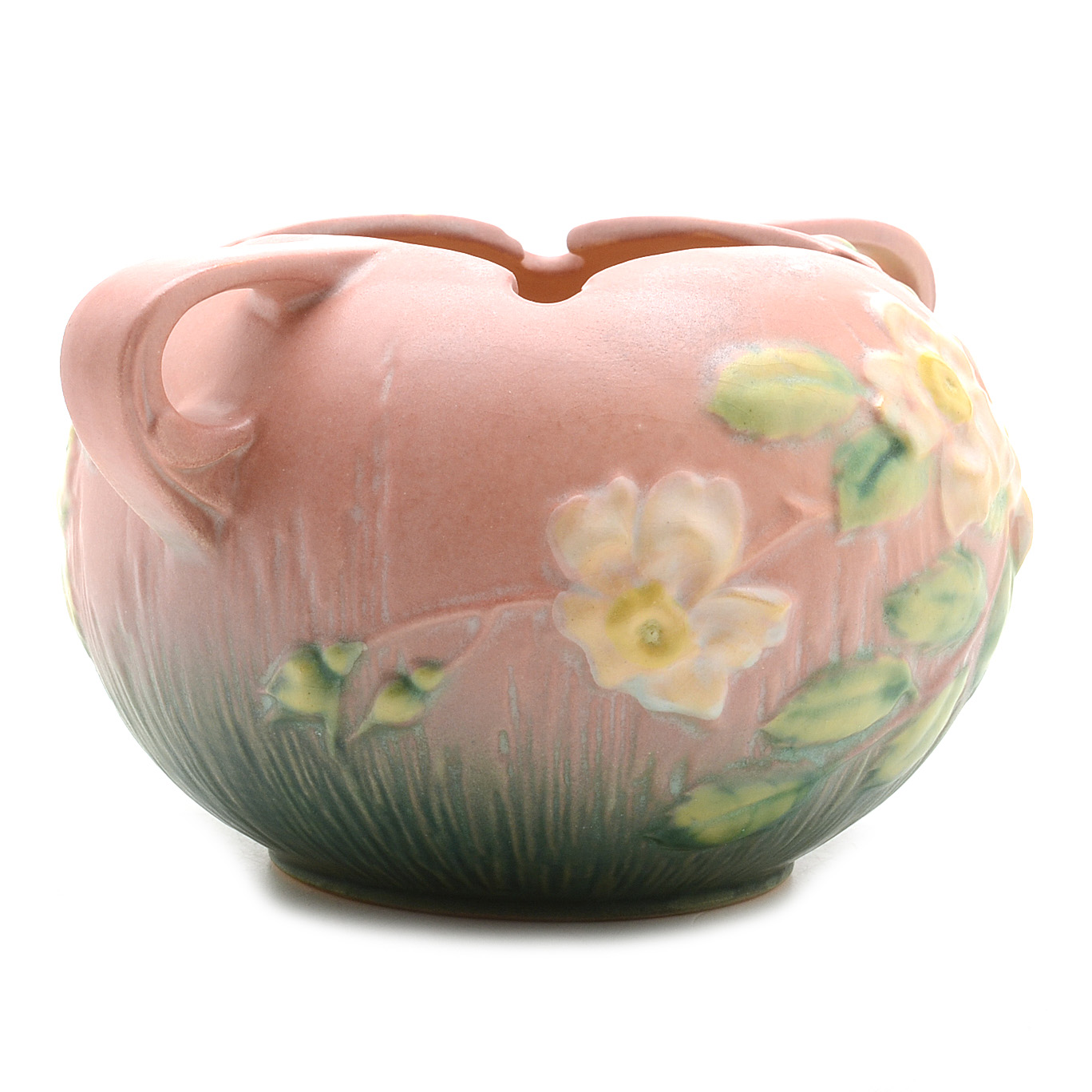 Roseville "White Rose" Pottery Vase