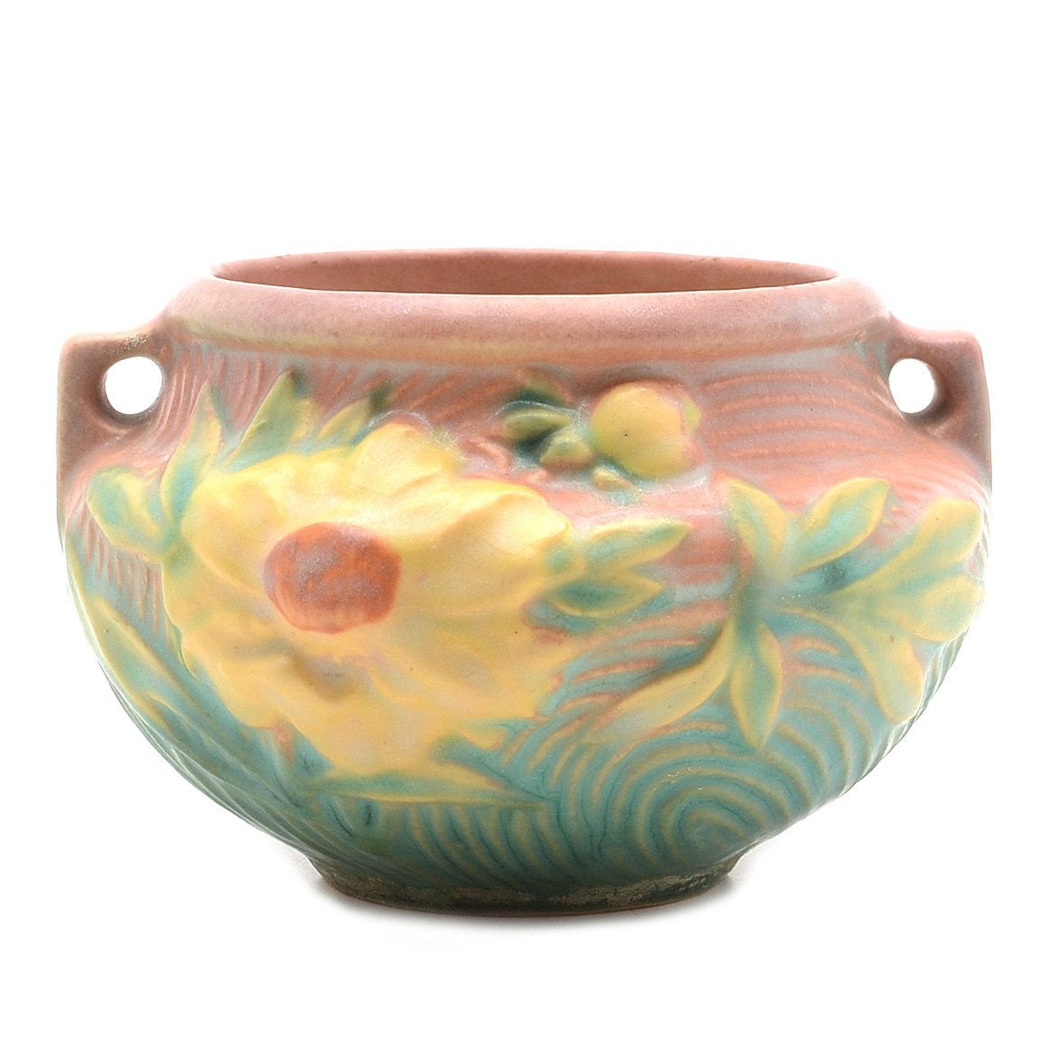 Roseville "Peony" Vase