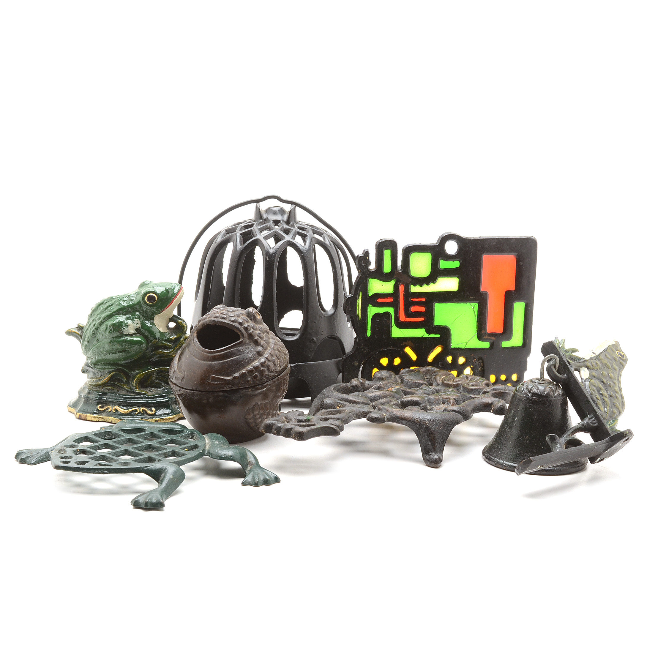 Collection of Cast Iron Decorative Items
