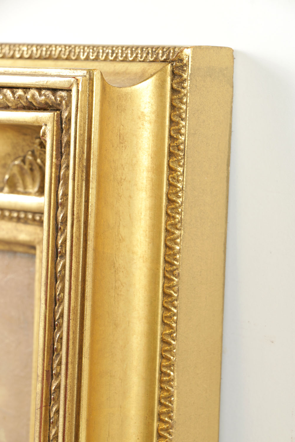 Signed Oil Painting on Canvas of Hudson River School Landscape in 19th-Century Hudson River School Style Gilt and Gesso Frame