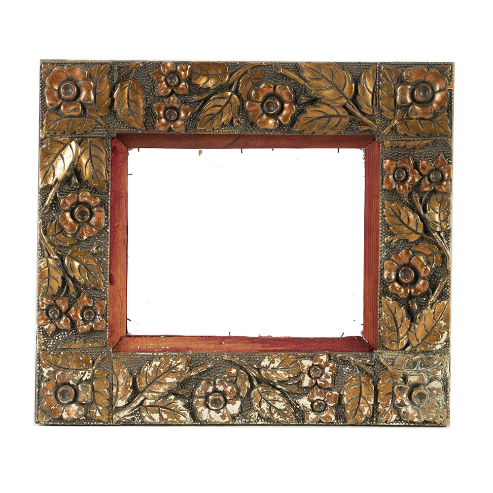 Late 19th-Century Gilt and Gesso Floral Moulding Frame
