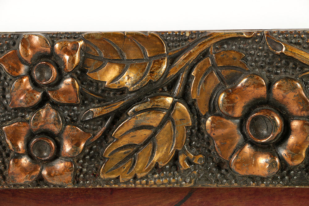 Late 19th-Century Gilt and Gesso Floral Moulding Frame