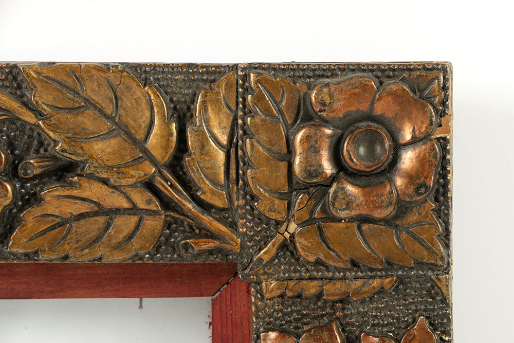 Late 19th-Century Gilt and Gesso Floral Moulding Frame