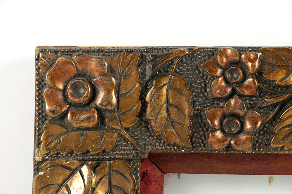 Late 19th-Century Gilt and Gesso Floral Moulding Frame