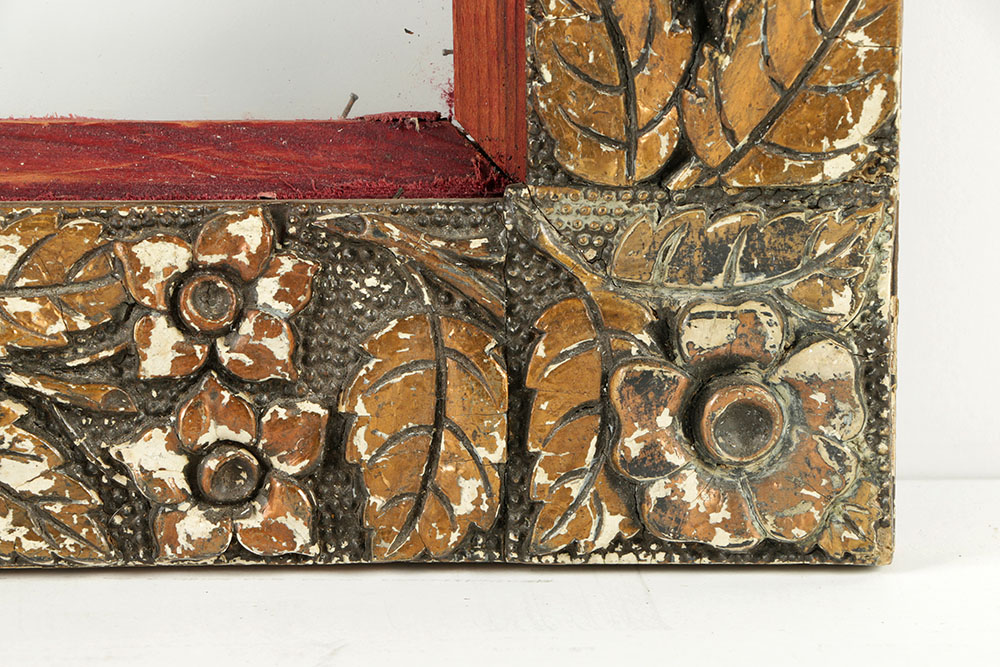 Late 19th-Century Gilt and Gesso Floral Moulding Frame