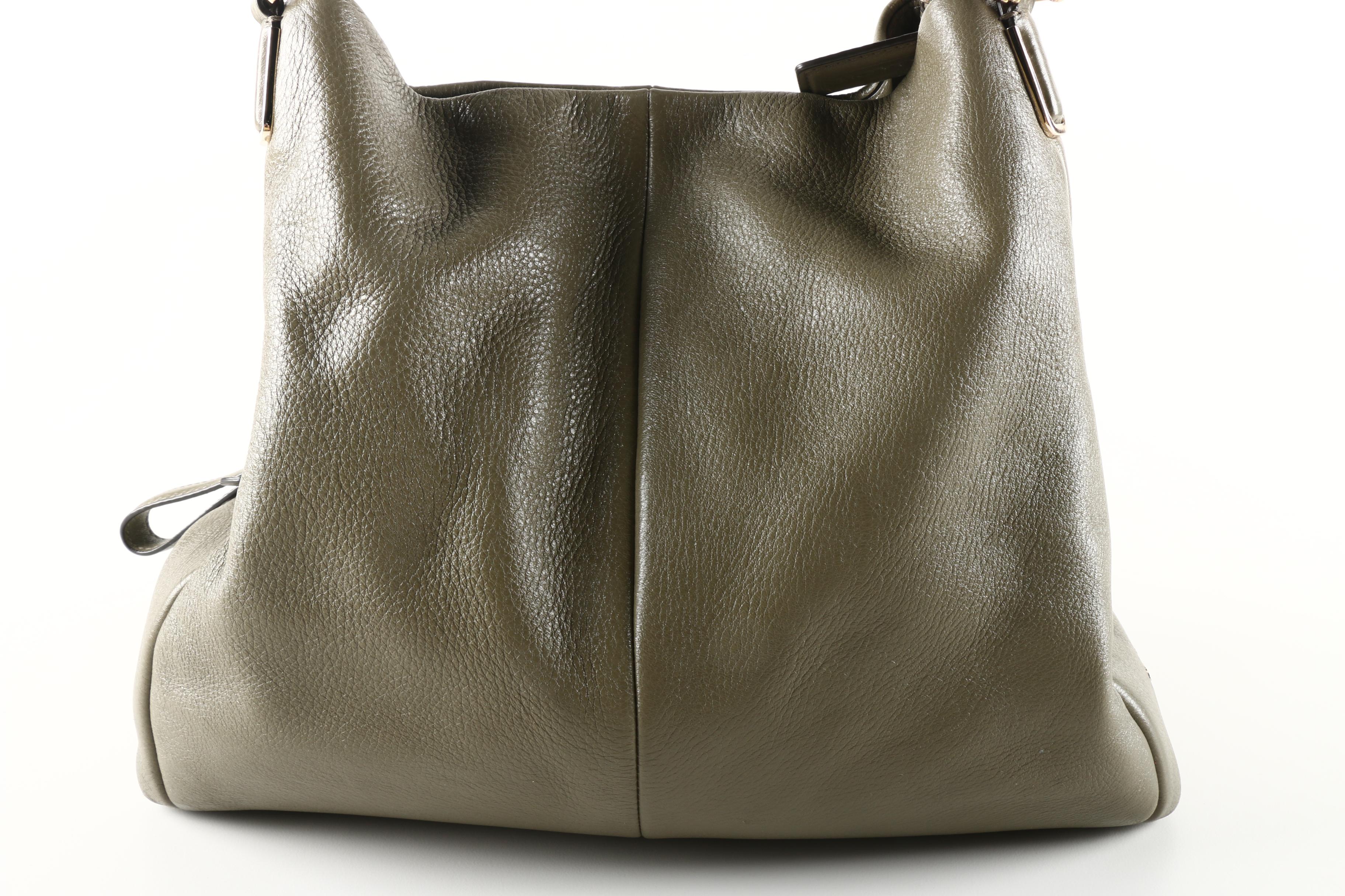 Coach Madison Olive Green Phoebe Shoulder Bag