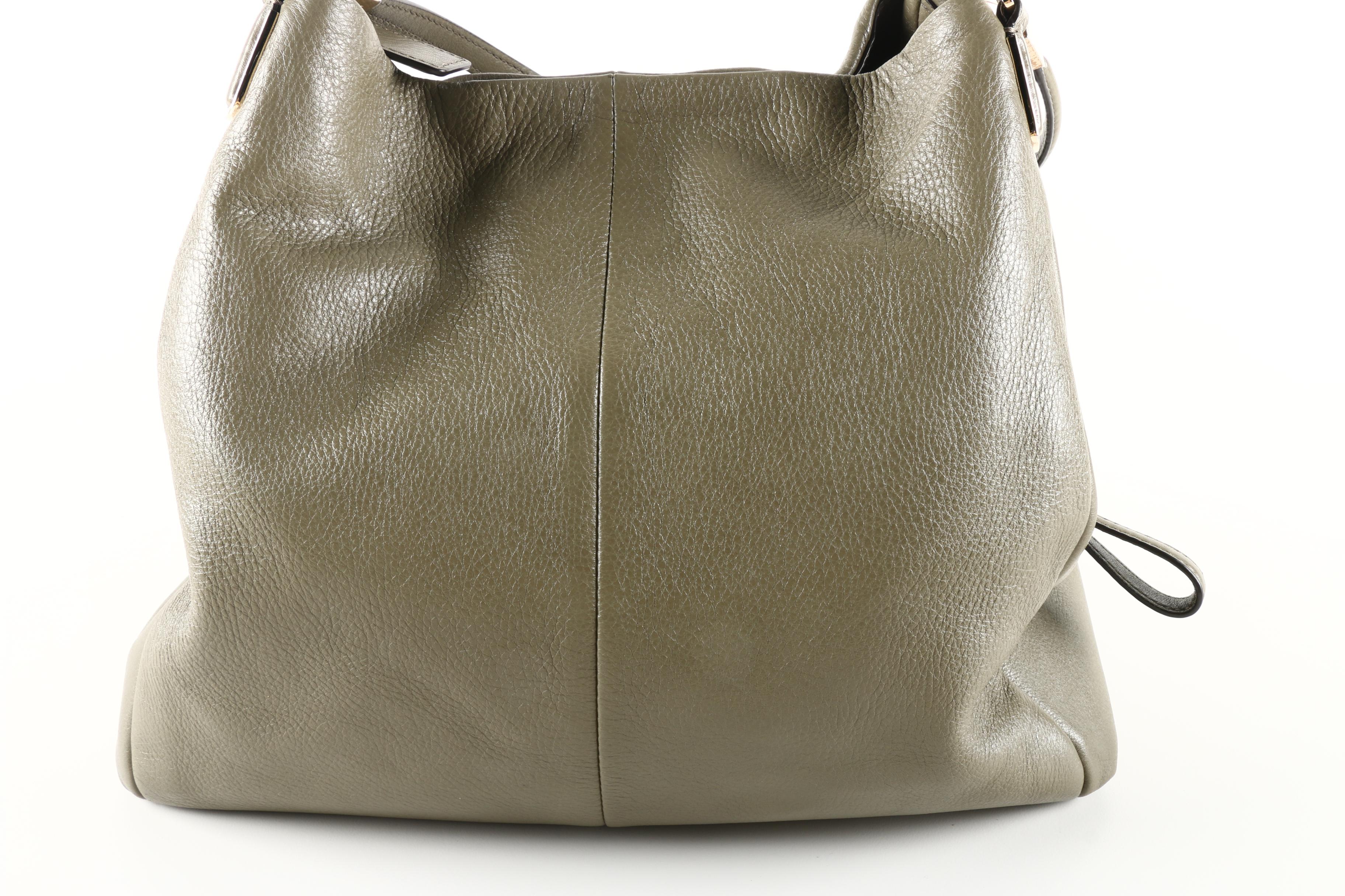 Coach Madison Olive Green Phoebe Shoulder Bag