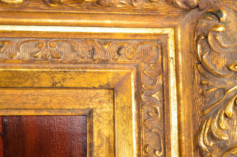 Silvia Tejada Oil on Canvas Still Life "Vase of Flowers"