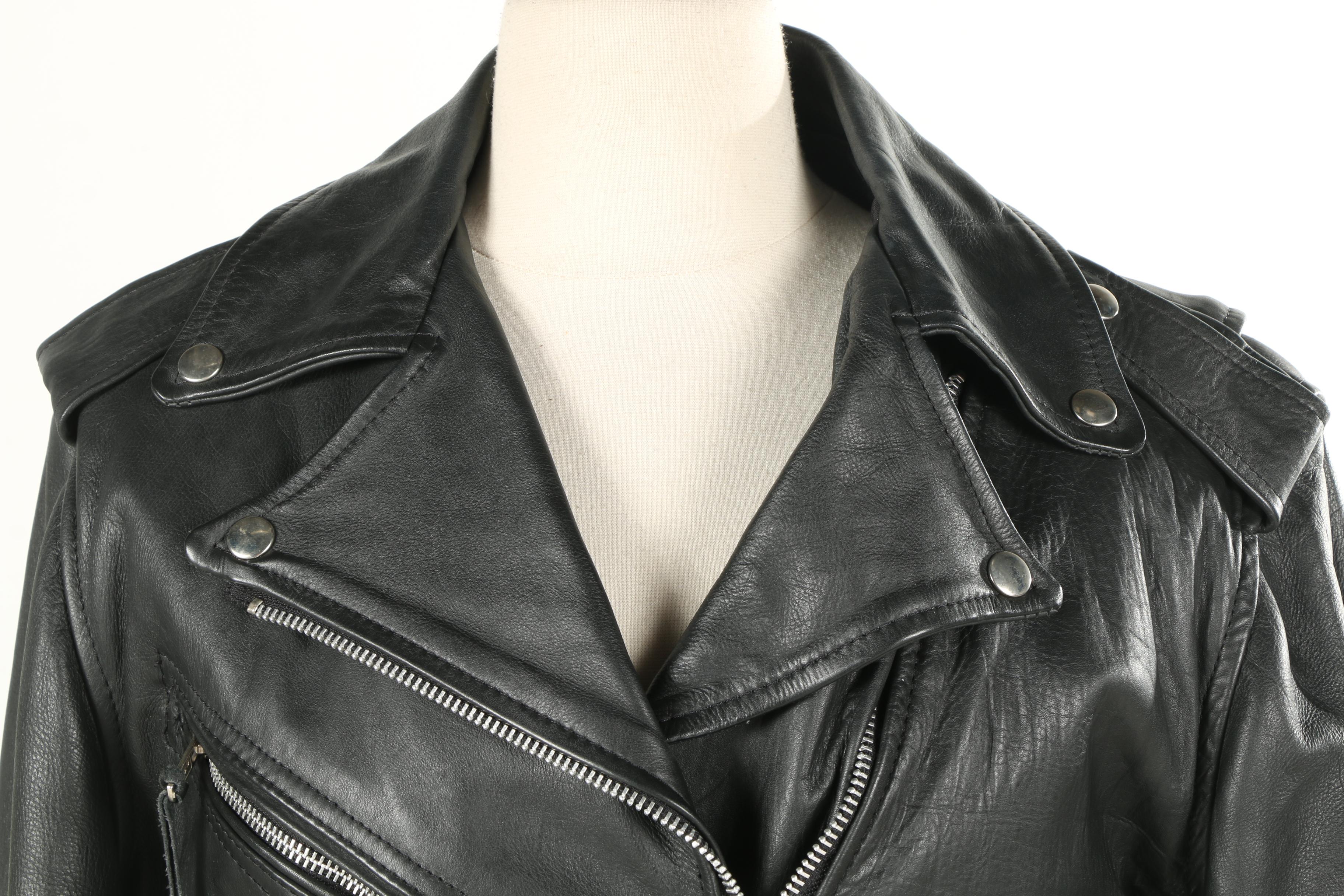 Women's Gino Leathers Fringe Leather Jacket