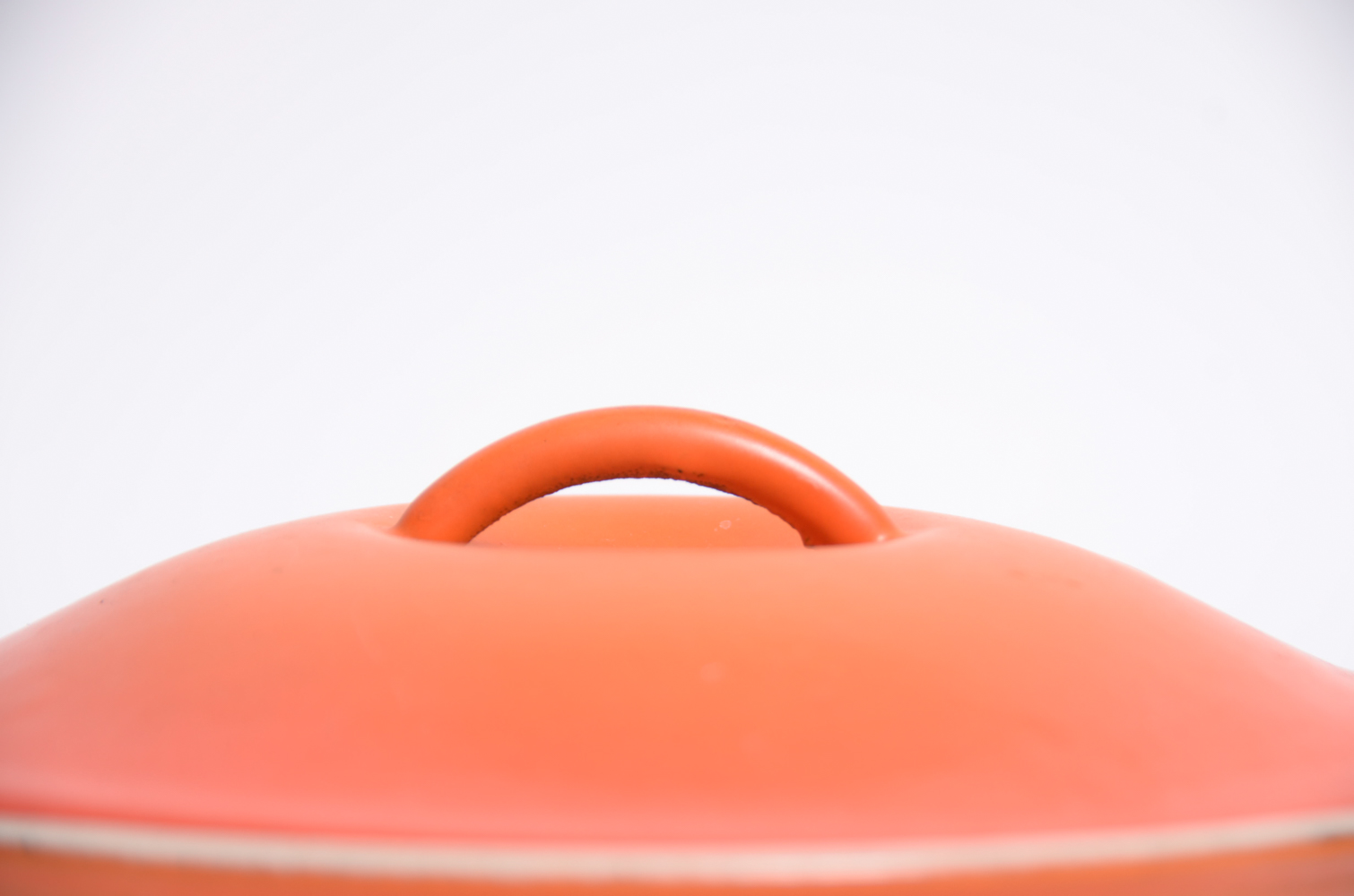 Vintage Le Creuset Orange #22 Round Dutch Oven