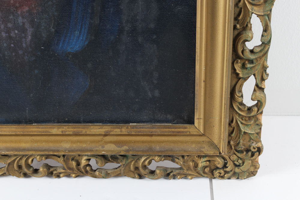 W. Dawson Sea Captain Portrait Oil Painting on Canvas