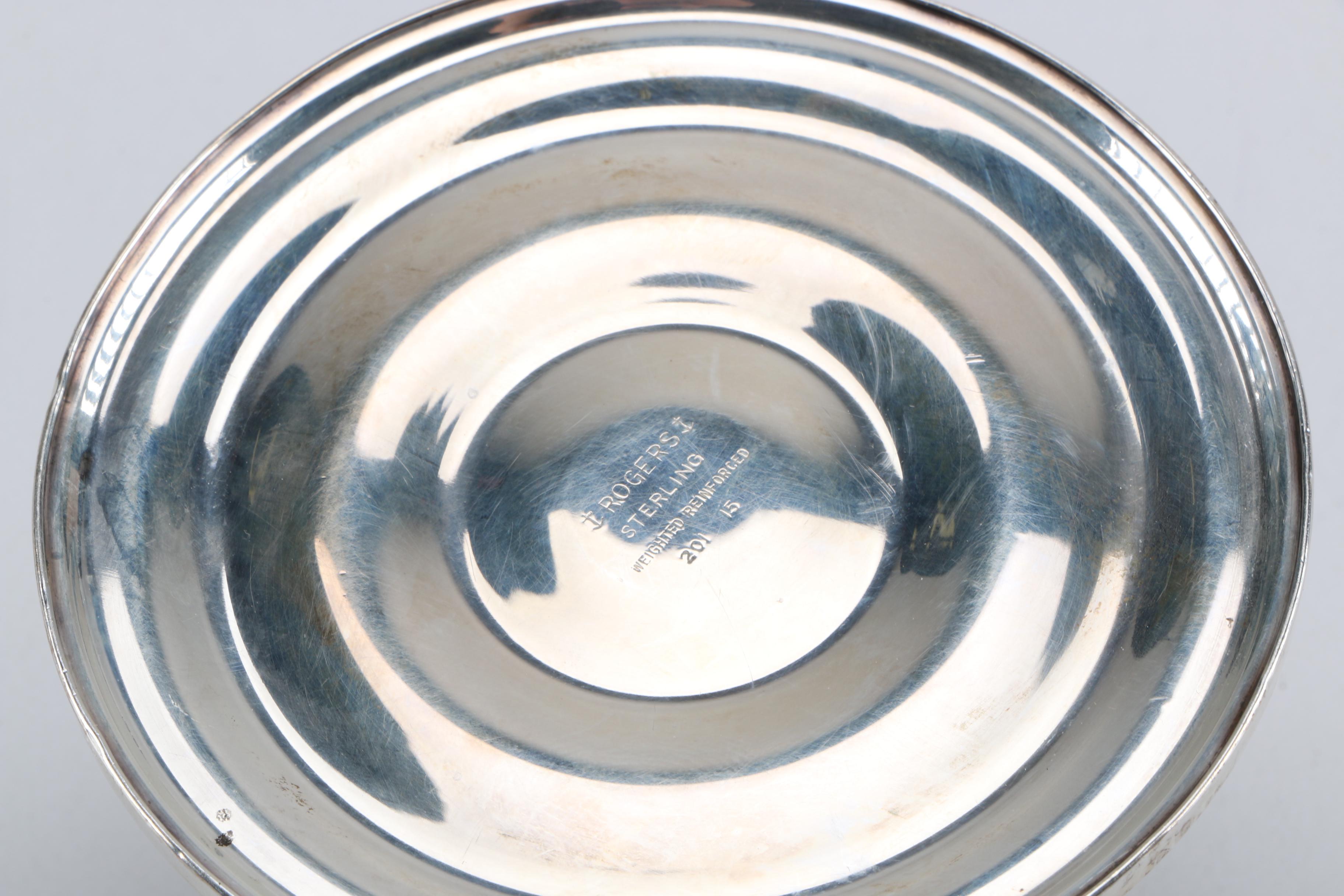 Selection of Weighted Sterling Candlesticks Featuring Rogers