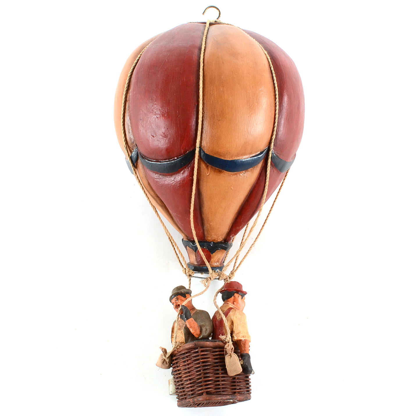 Laurel and Hardy Flying a Hot Air Baloon