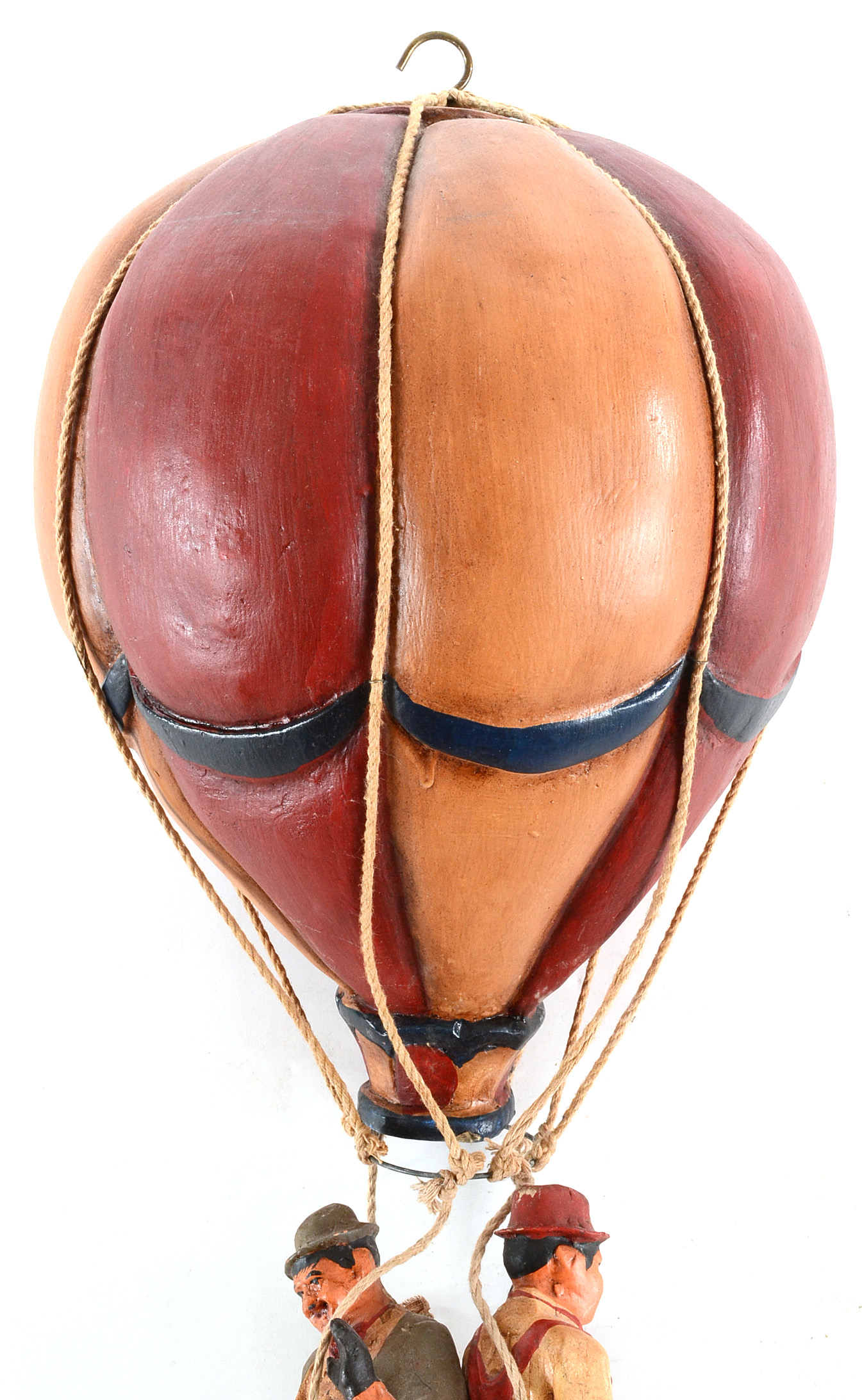 Laurel and Hardy Flying a Hot Air Baloon