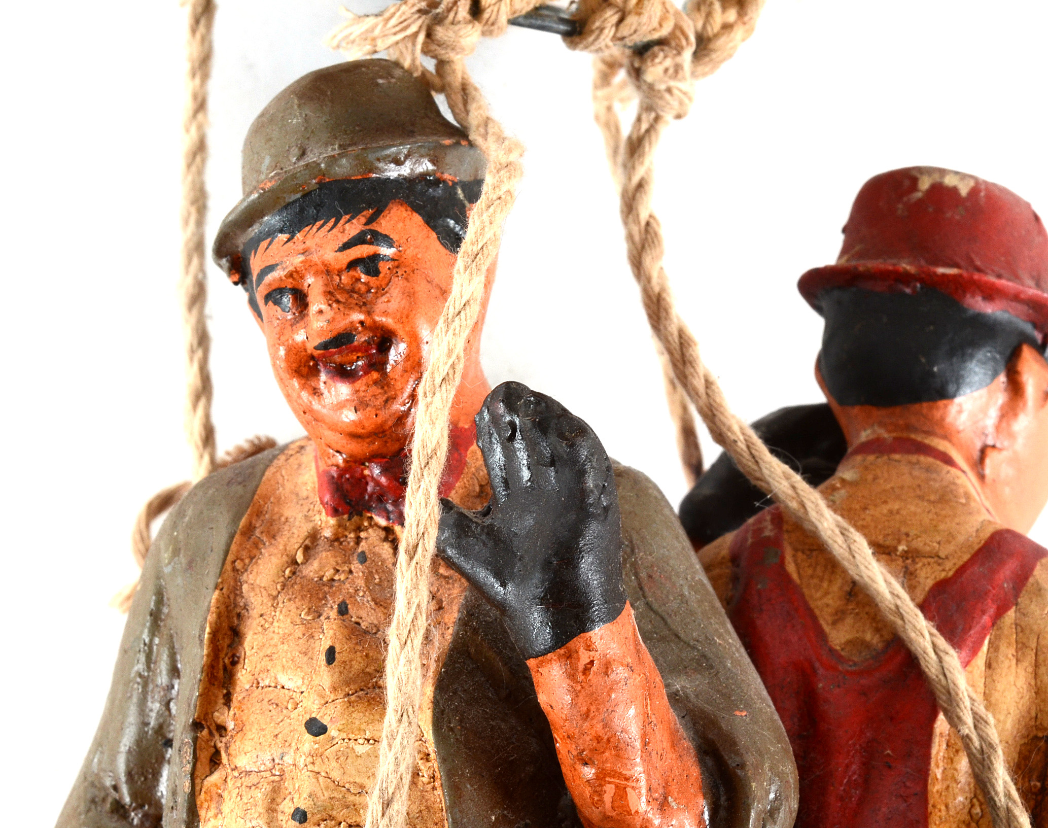 Laurel and Hardy Flying a Hot Air Baloon