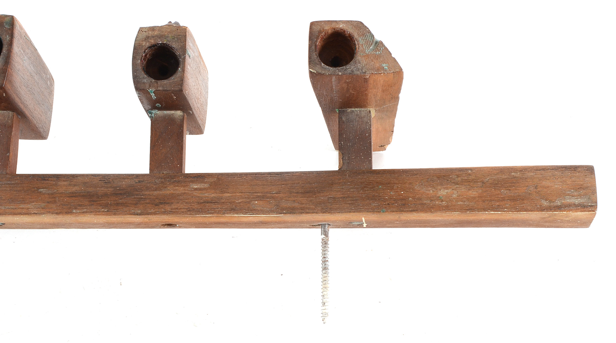 Walnut Nine Candle Wall Sconce