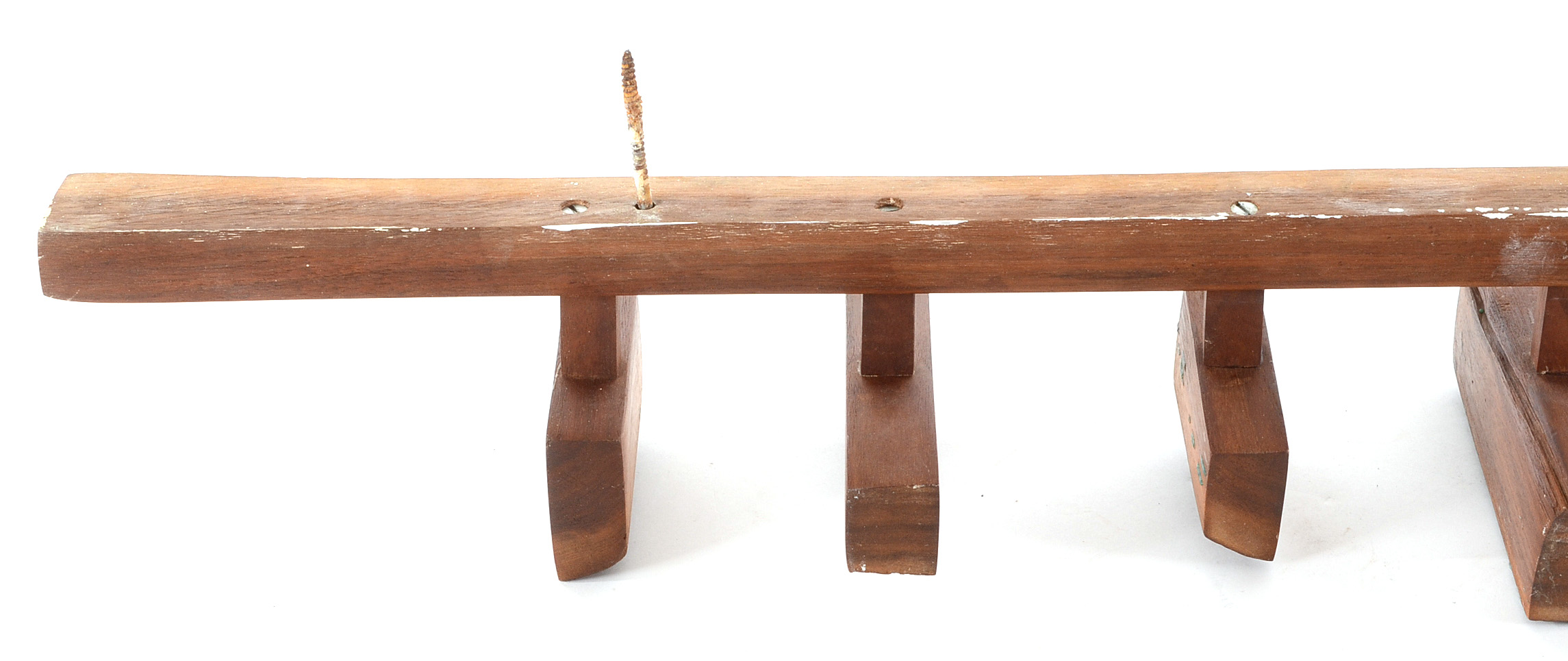 Walnut Nine Candle Wall Sconce