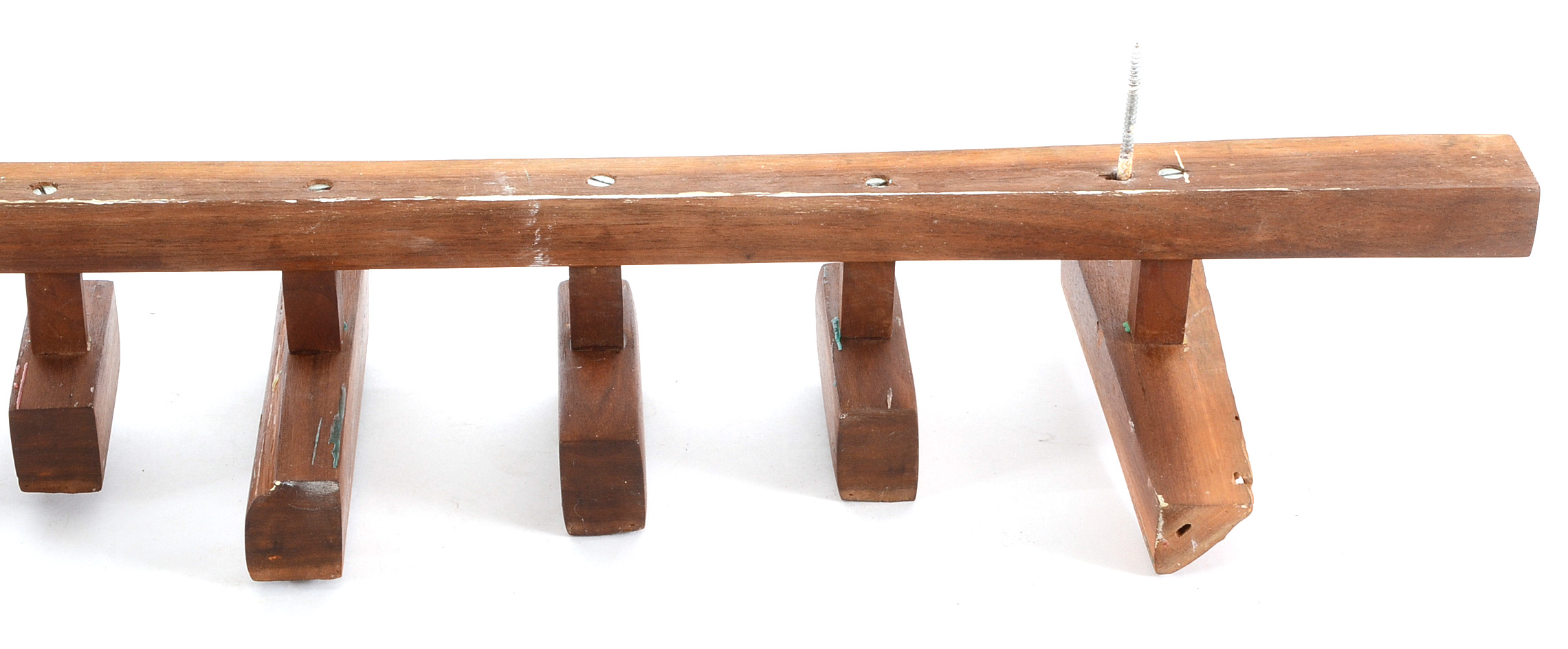 Walnut Nine Candle Wall Sconce