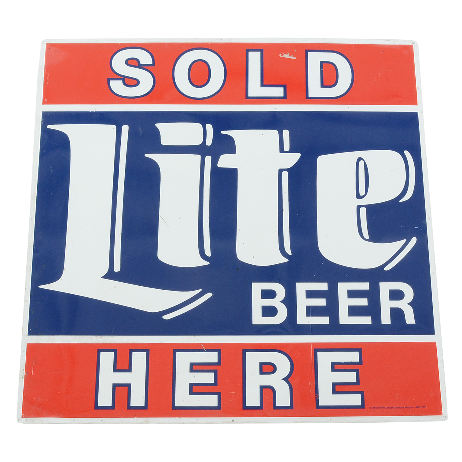 Miller Lite Metal Beer Sign