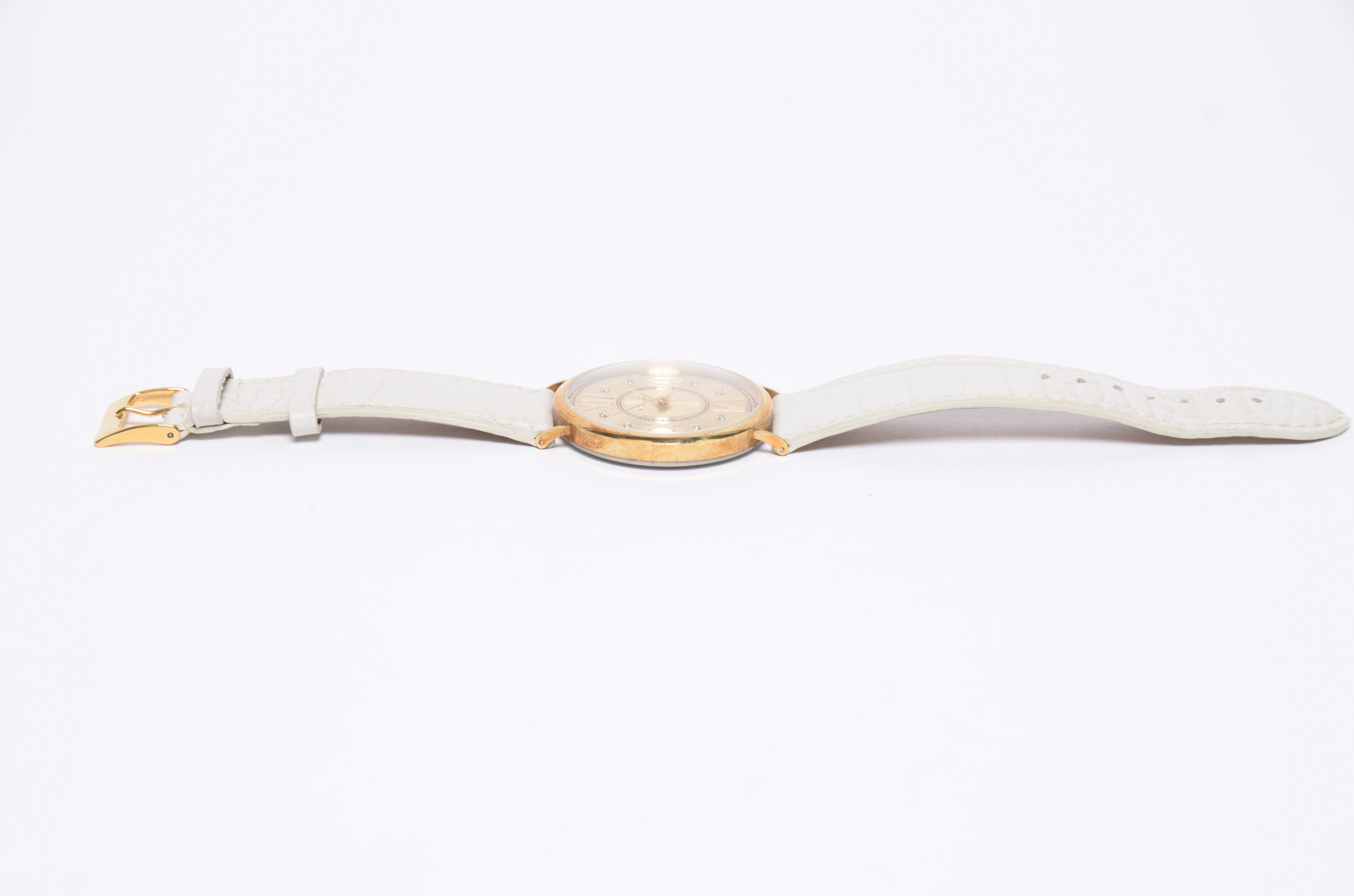 Vicence 14K Gold and Diamond Women's Watch