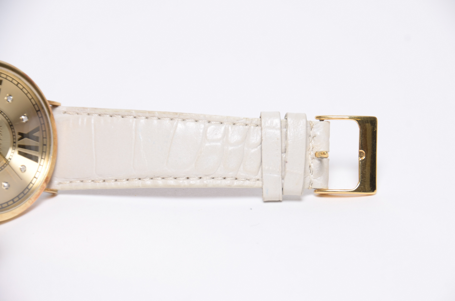 Vicence 14K Gold and Diamond Women's Watch