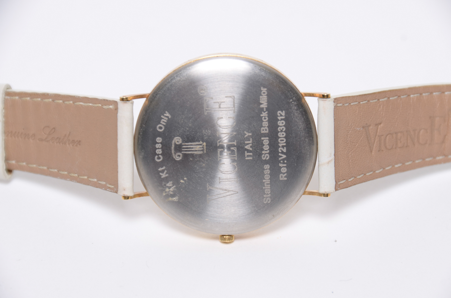 Vicence 14K Gold and Diamond Women's Watch