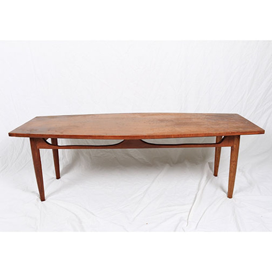 Handmade Mid Century Modern Coffee Table