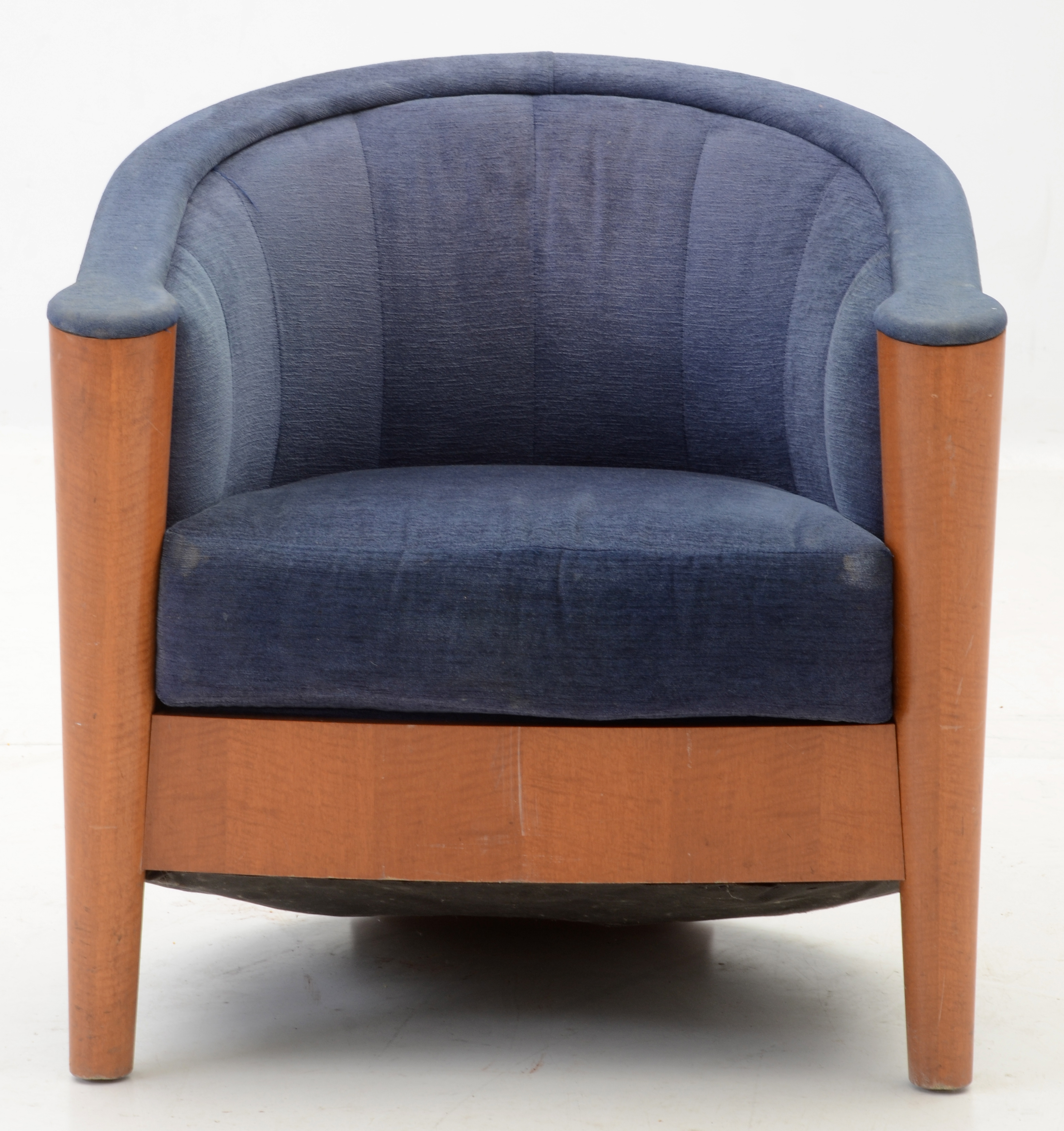 Mid Century Modern Upholstered Tub Chairs