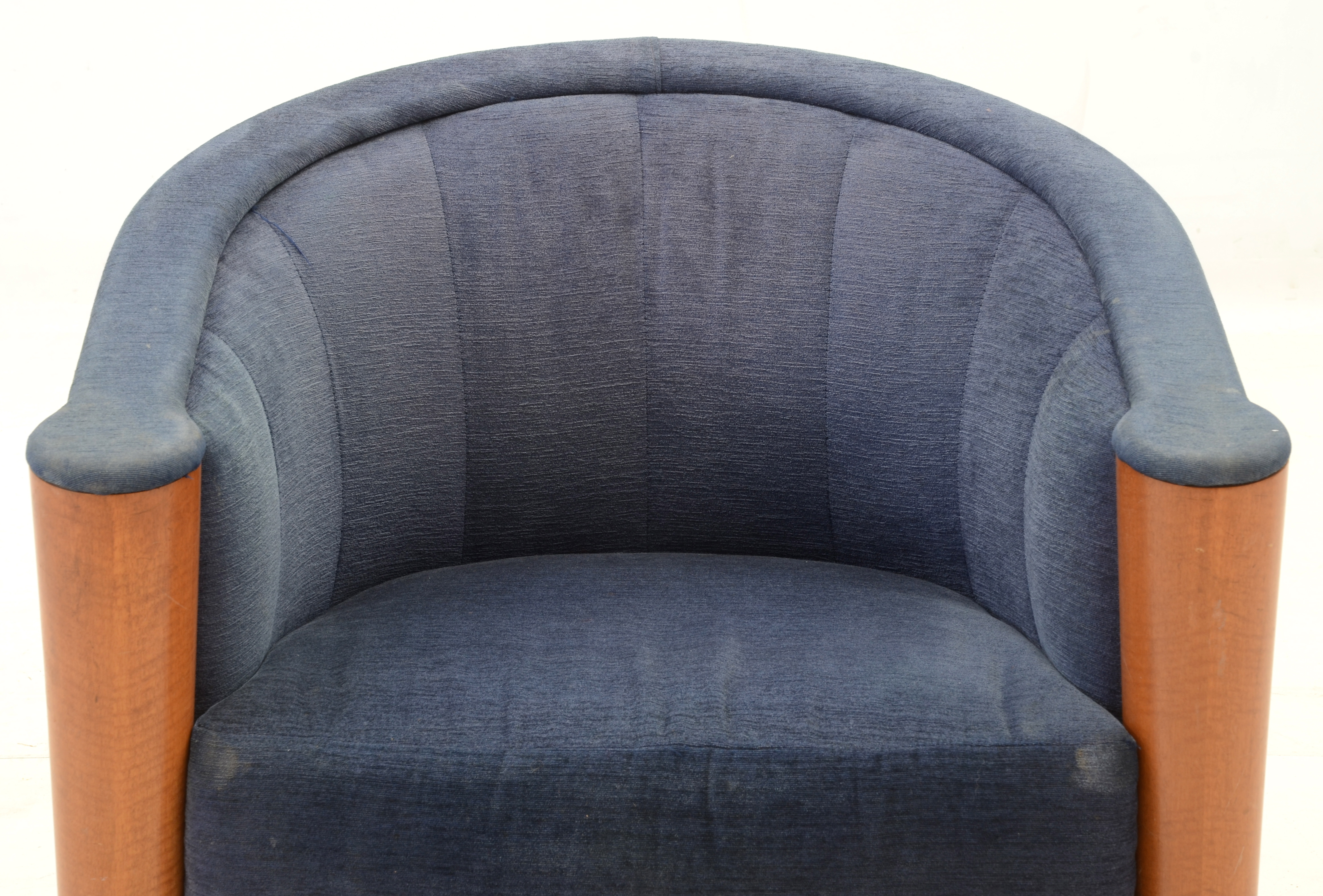 Mid Century Modern Upholstered Tub Chairs