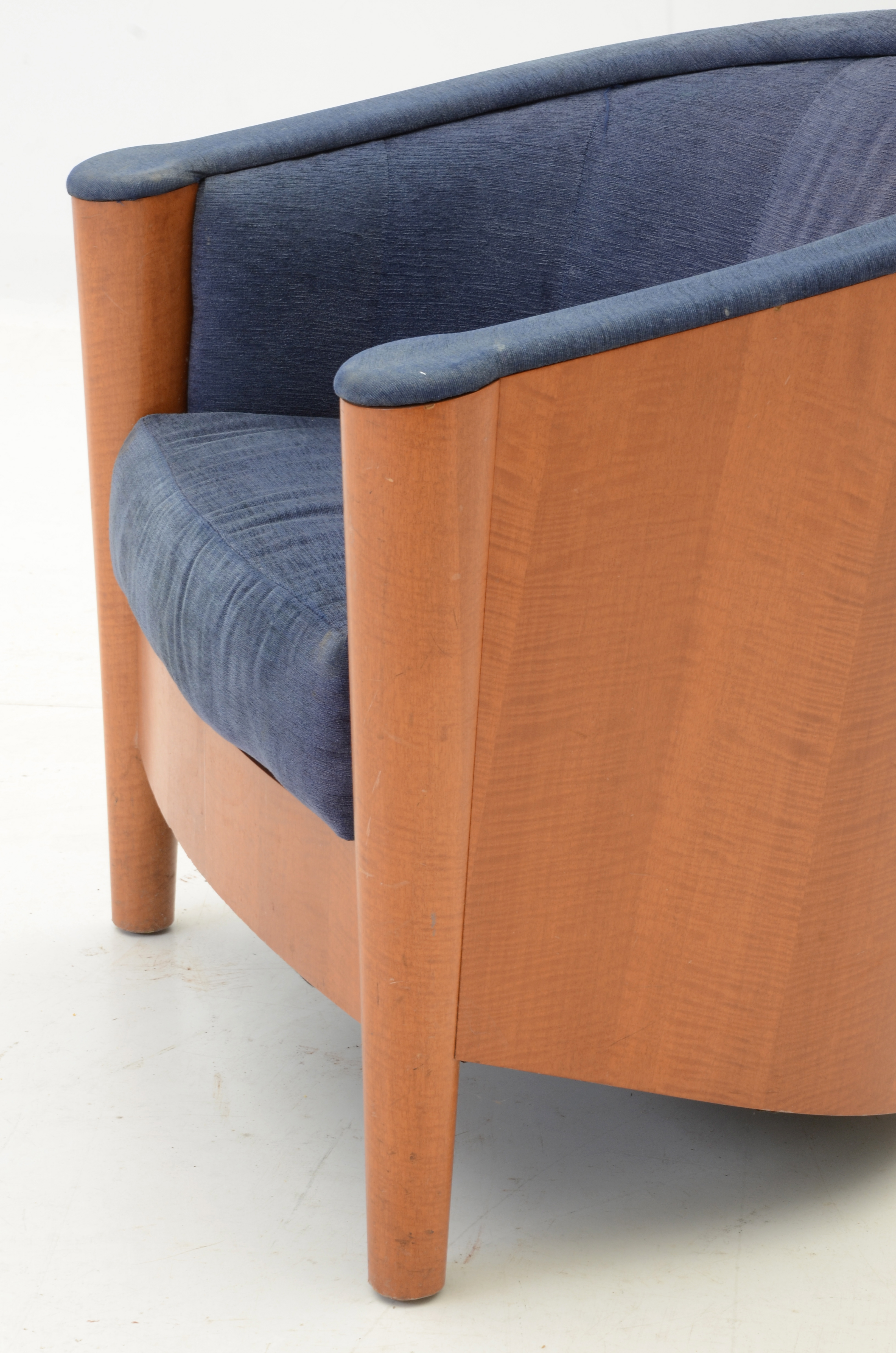 Mid Century Modern Upholstered Tub Chairs