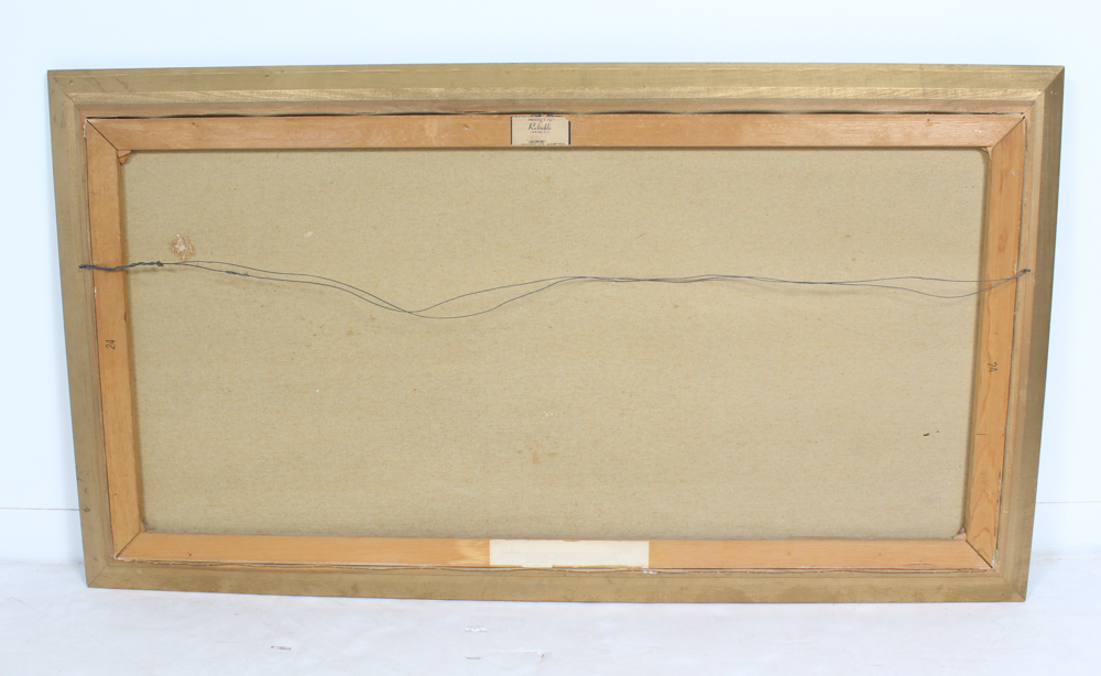 Original Moretti Signed Oil on Canvas Landscape Painting