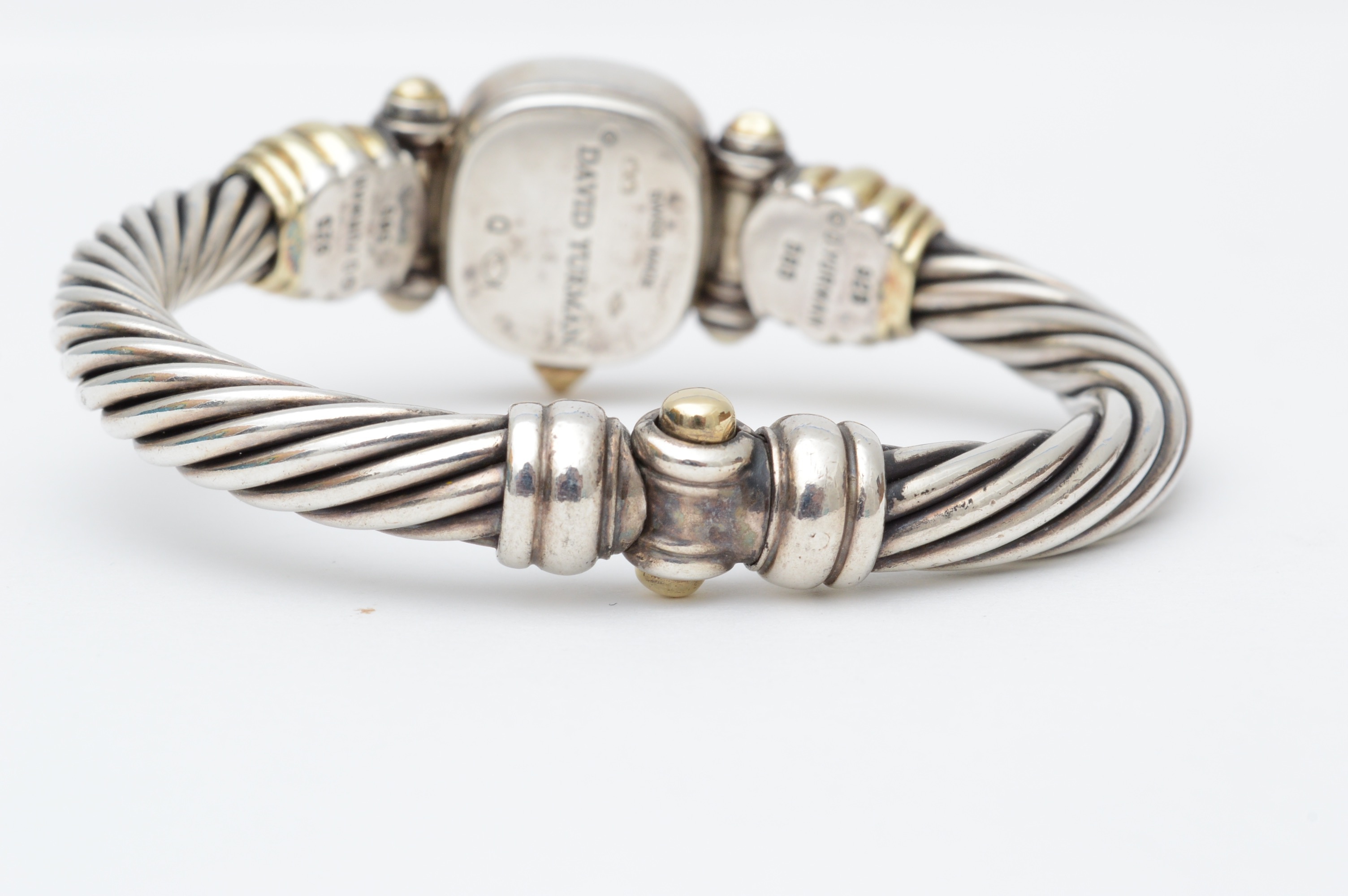 David Yurman Sterling and Gold Ladies Watch