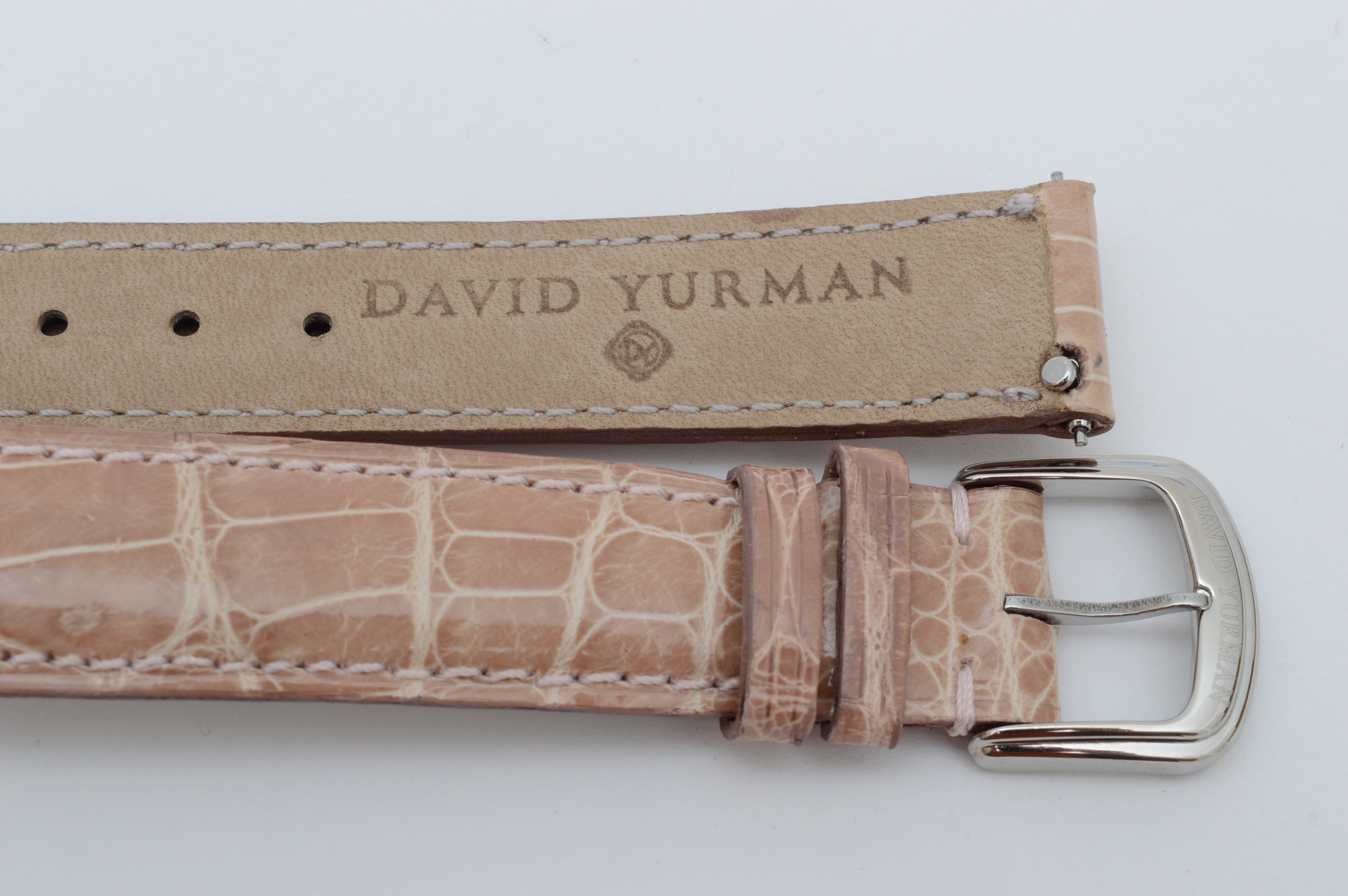 David Yurman Sterling and Gold Ladies Watch