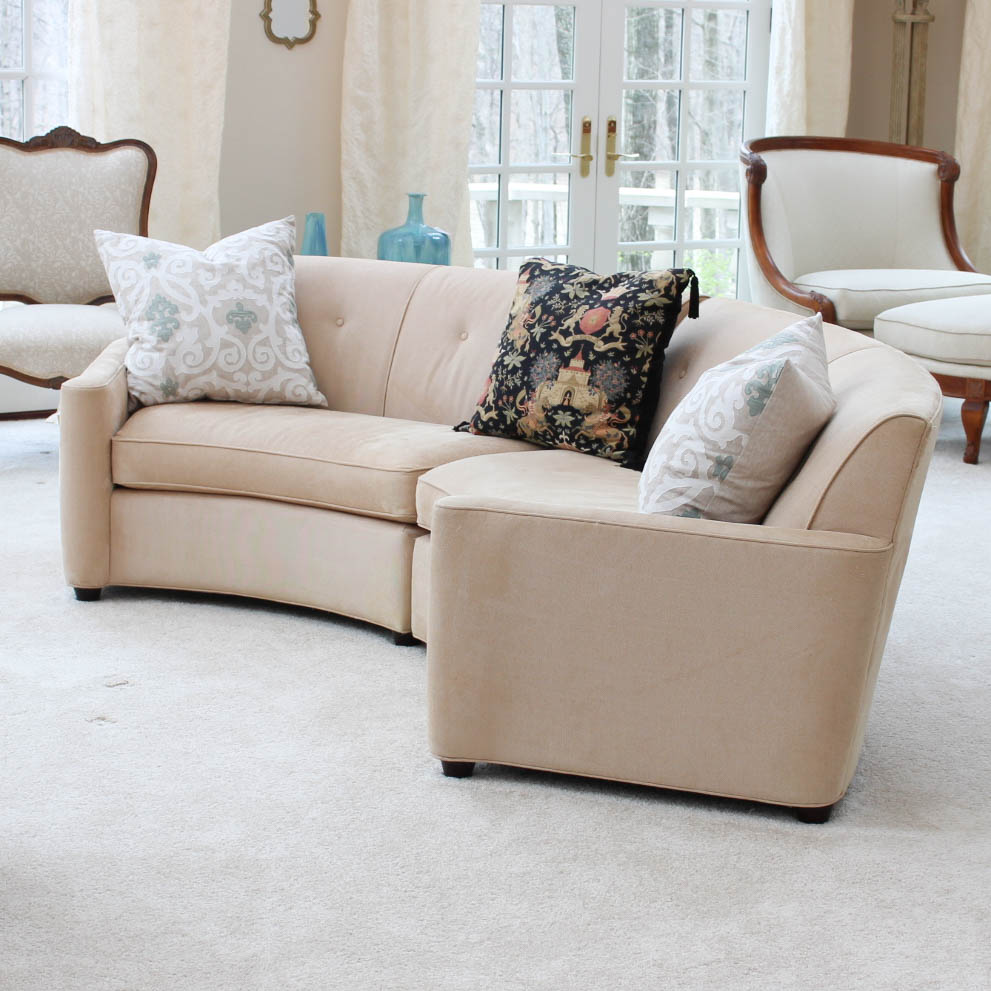 Contemporary Two-Piece Sectional Sofa by Modern Concepts